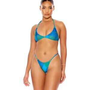 Forplay Women's Los Cabos Bikini Set Swimsuit Large